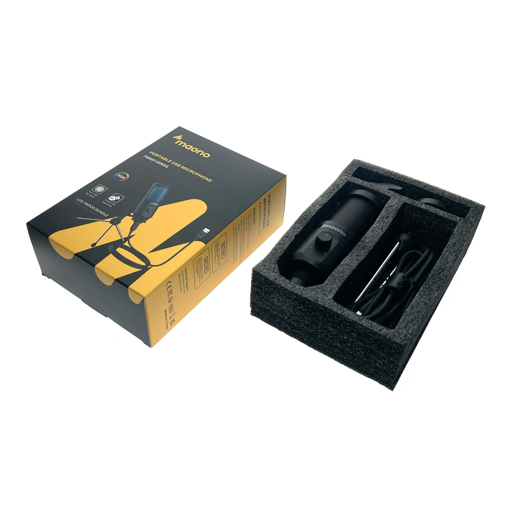 картинка Микрофон MAONO, AU-PM461TR с RGB подсветкой 