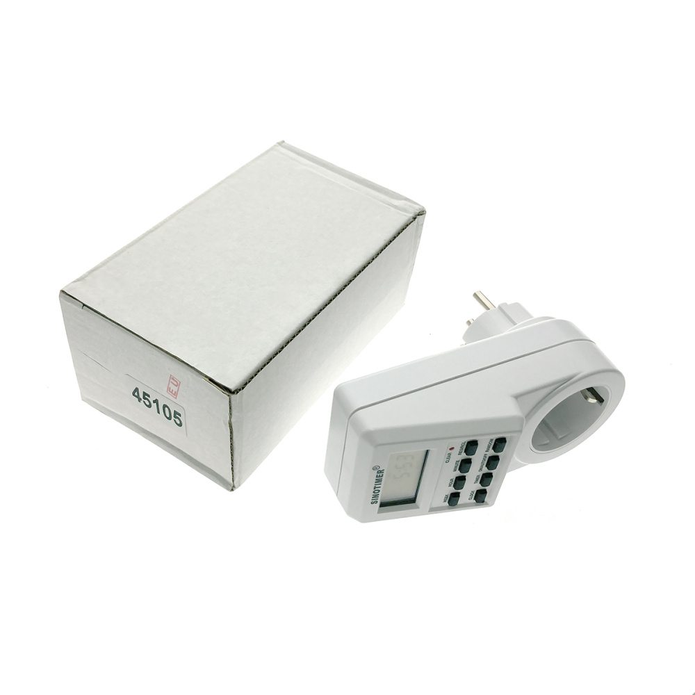 картинка Таймер электронный в розетку программируемый SinoTimer TM516 