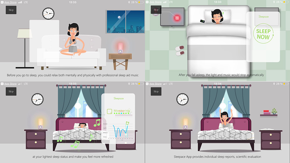 картинка Датчик сна Xiaomi mijia sleepace 