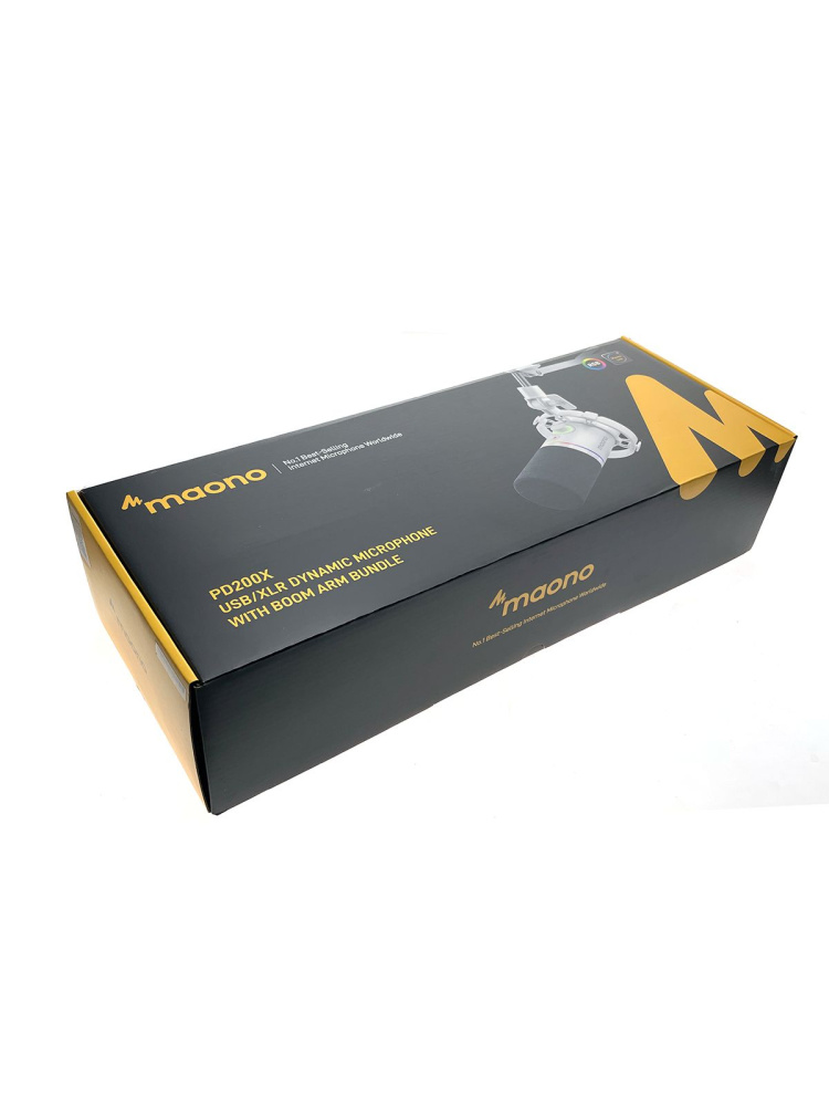 картинка Динамический микрофон MAONO PD200XS белый 