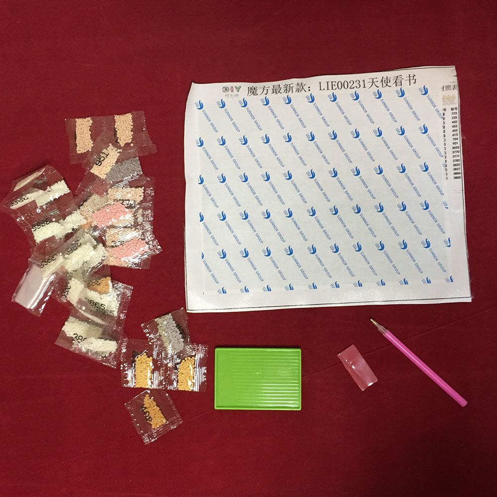 картинка Алмазная мозаика Поющие ангелы, 20х25см 