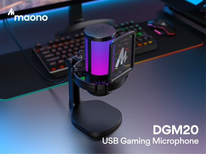 картинка Конденсаторный игровой Микрофон для ПК MAONO, DGM20 