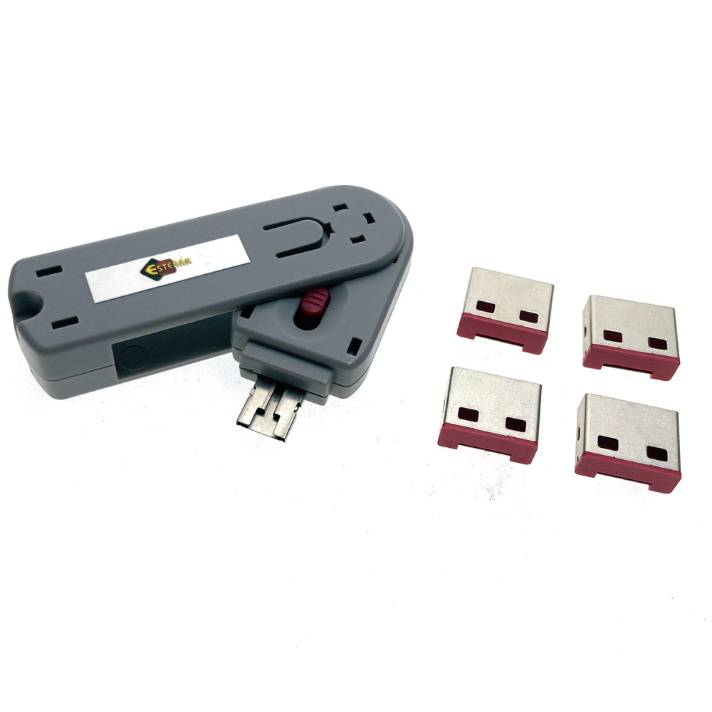 картинка USB блокировка портов (4шт) ELock4, Esterra 