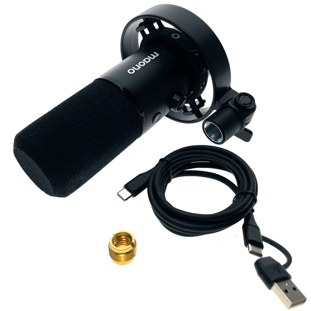 картинка Динамический микрофон Maono, модель PD300X, черный 