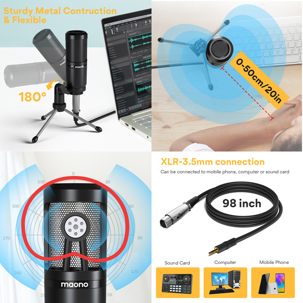 картинка Микрофон MAONO, модель AU-PM360TR 