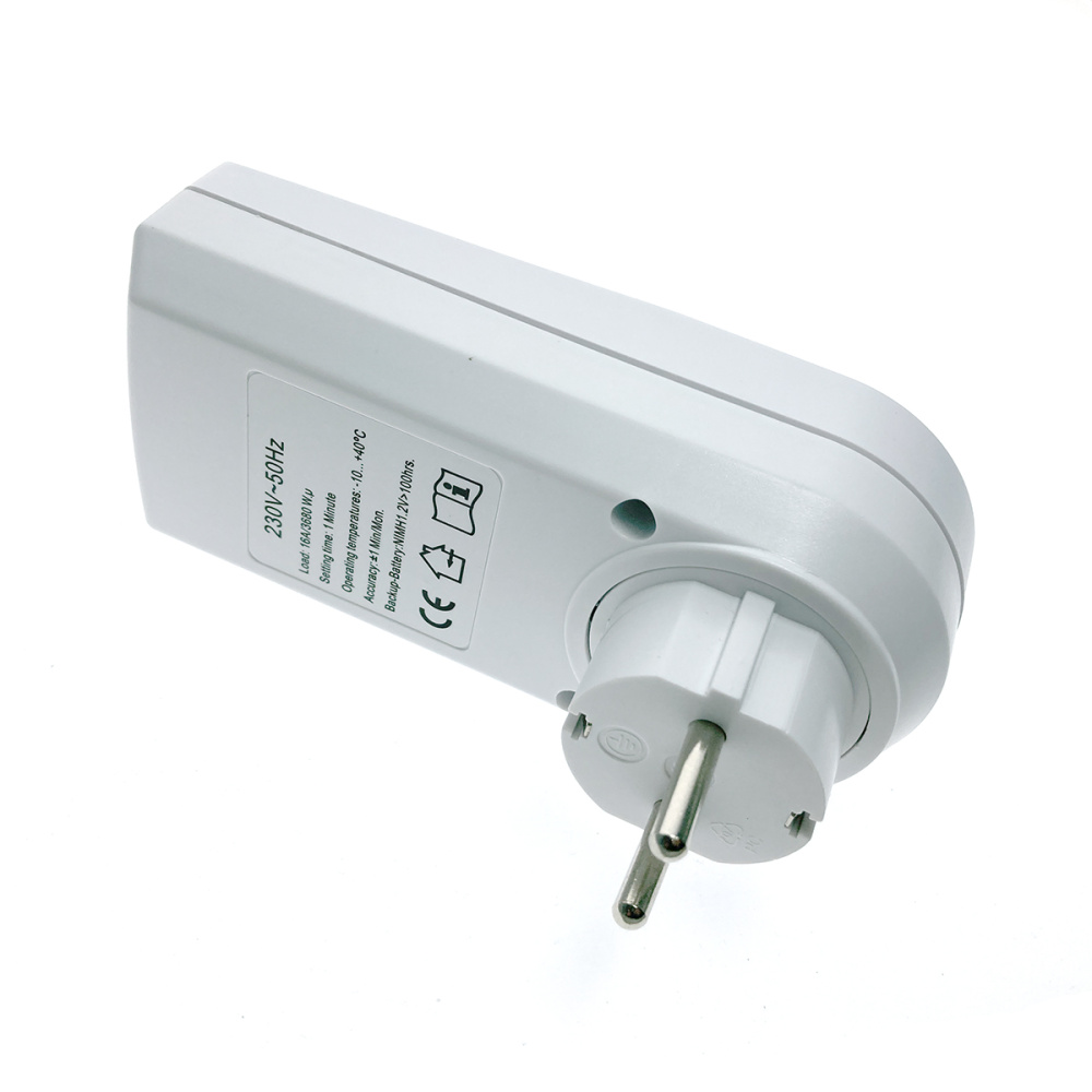 картинка Таймер электронный в розетку программируемый Rehoboth TM02 