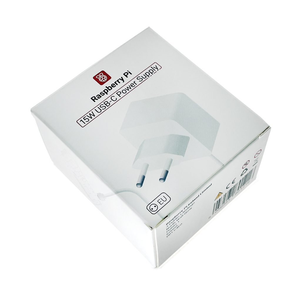 картинка Адаптер питания для Raspberry RPI 4 белый, оригинальный  