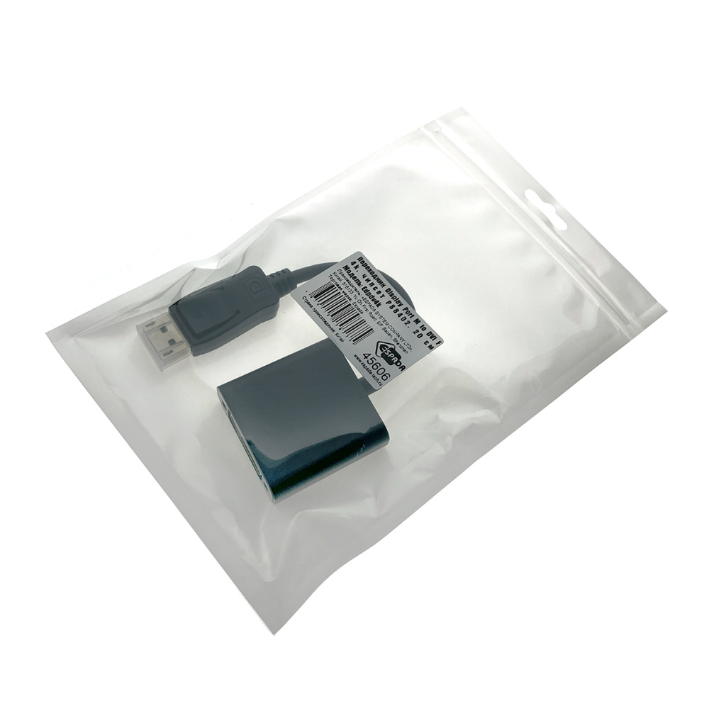 картинка Видеоадаптер Display Port male to DVI female 4k 20см, Edpdv4k, Espada 