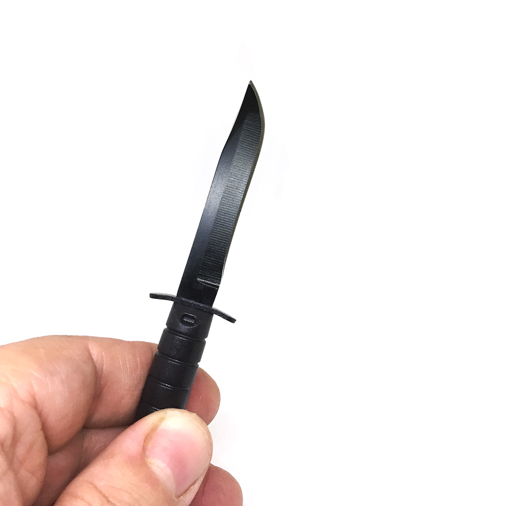 картинка Мини - нож USMC тип KA-BAR, цвет черный 