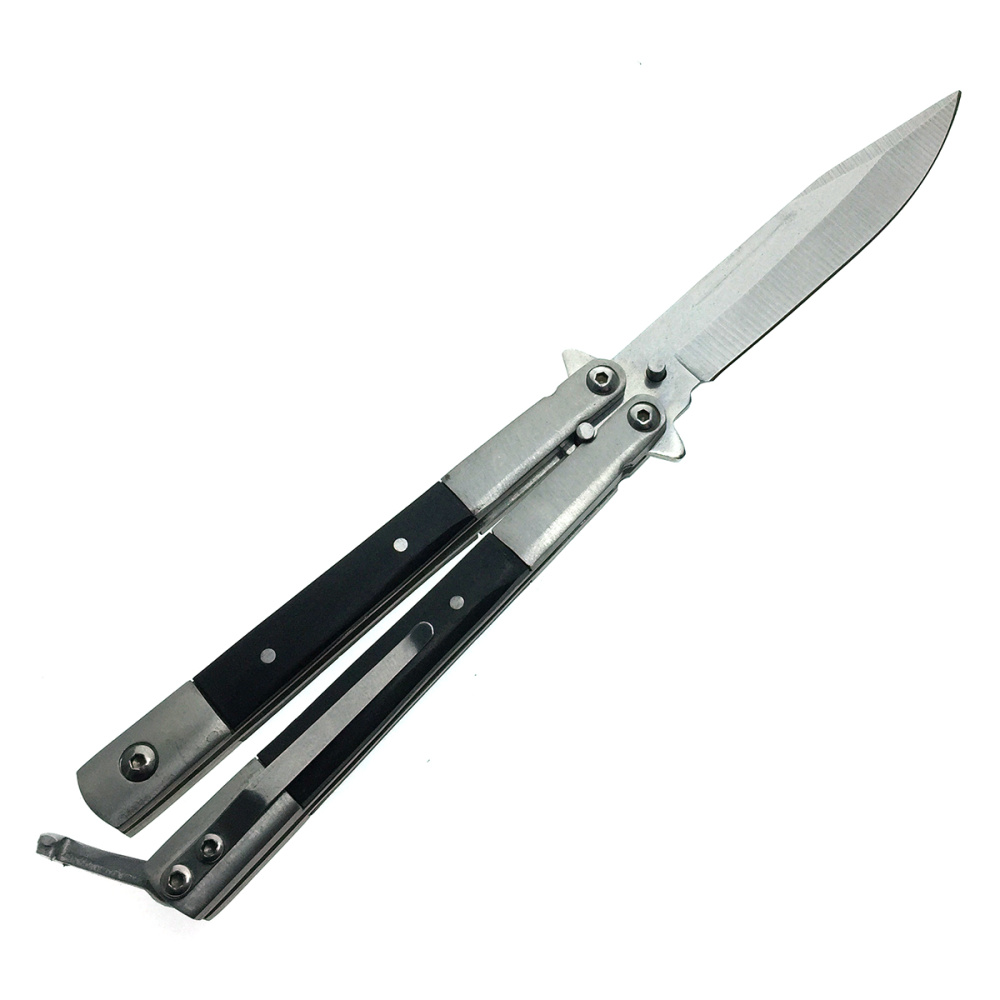 картинка Нож - бабочка / балисонг / тренировочный, черное дерево 