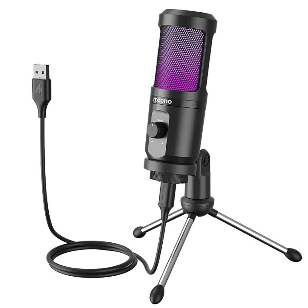 картинка Микрофон MAONO, AU-PM461TR с RGB подсветкой 