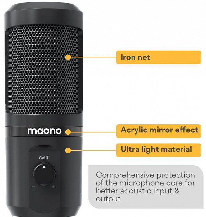 картинка Микрофон MAONO, модель AU-PM461TR 