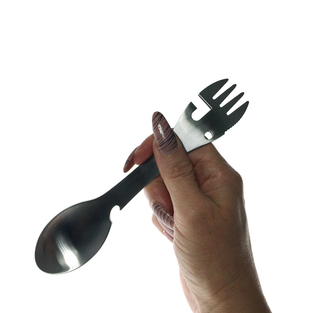 картинка Туристический столовый прибор ложка-вилка 