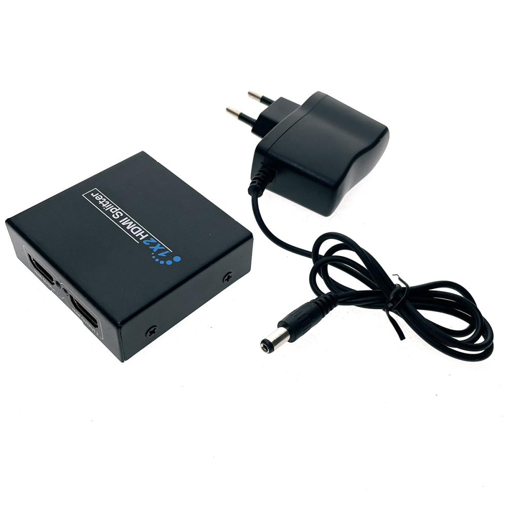 картинка *HDMI-разветвитель 1x2, (EDH22USB) + БП Espada выставочный образец 