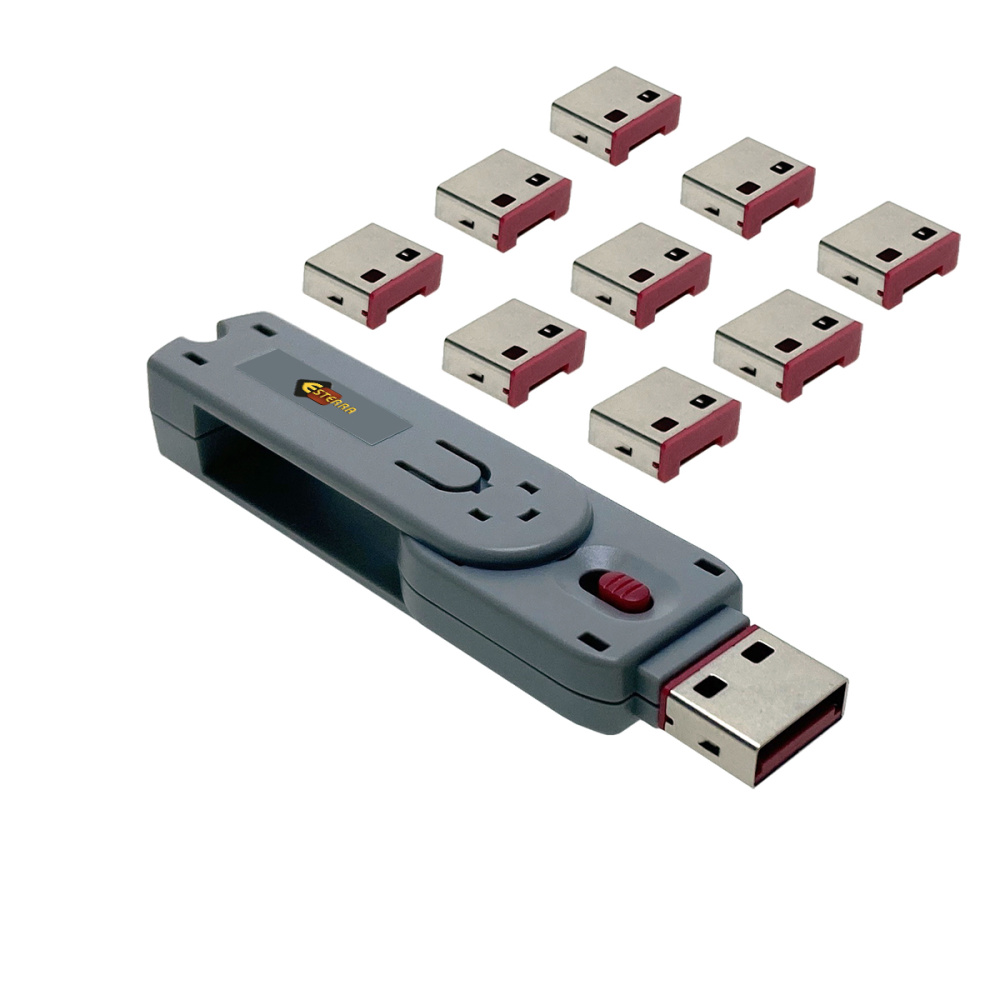 картинка USB блокировка портов (10шт) ELock10, Esterra 