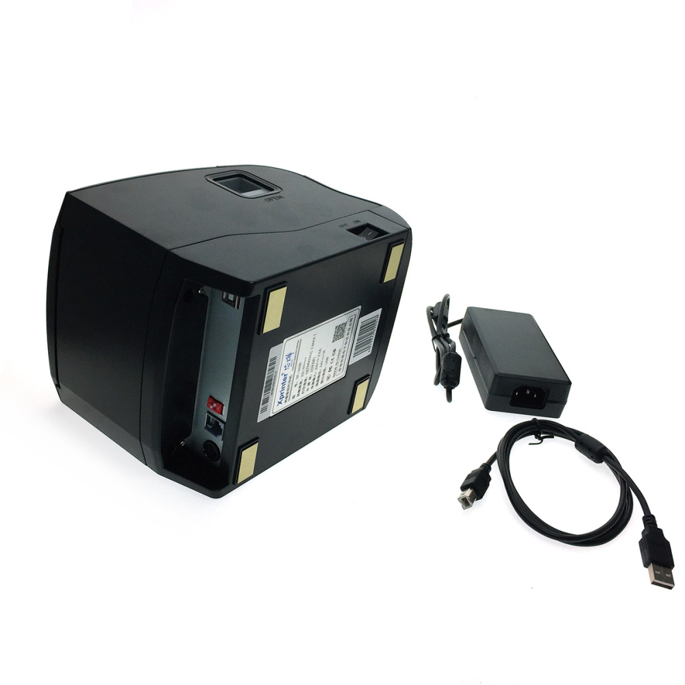 картинка Термопринтер этикеток Xprinter XP-365B + 2 рулона этикеток 