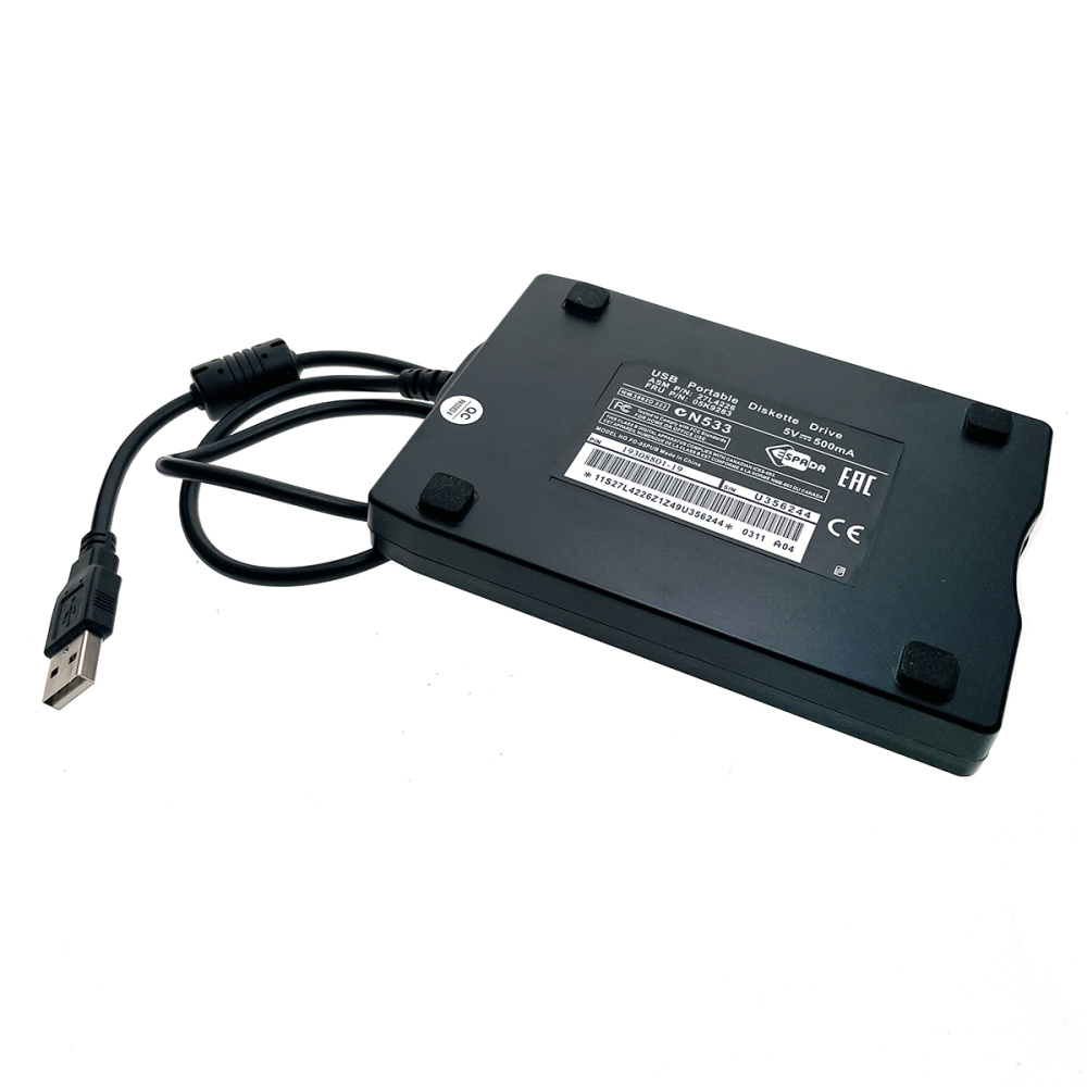 картинка Флоппи дисковод внешний FDD 3.5 дюйма Espada, FD-05PUB USB 1.44 MB 