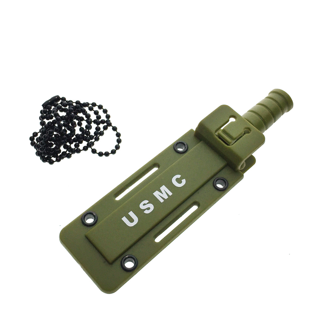 картинка Мини - нож USMC тип KA-BAR, цвет хаки 