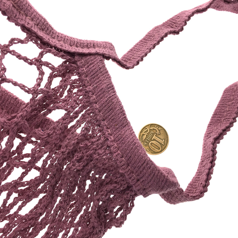 картинка Сумка авоська цвет пыльной розы 